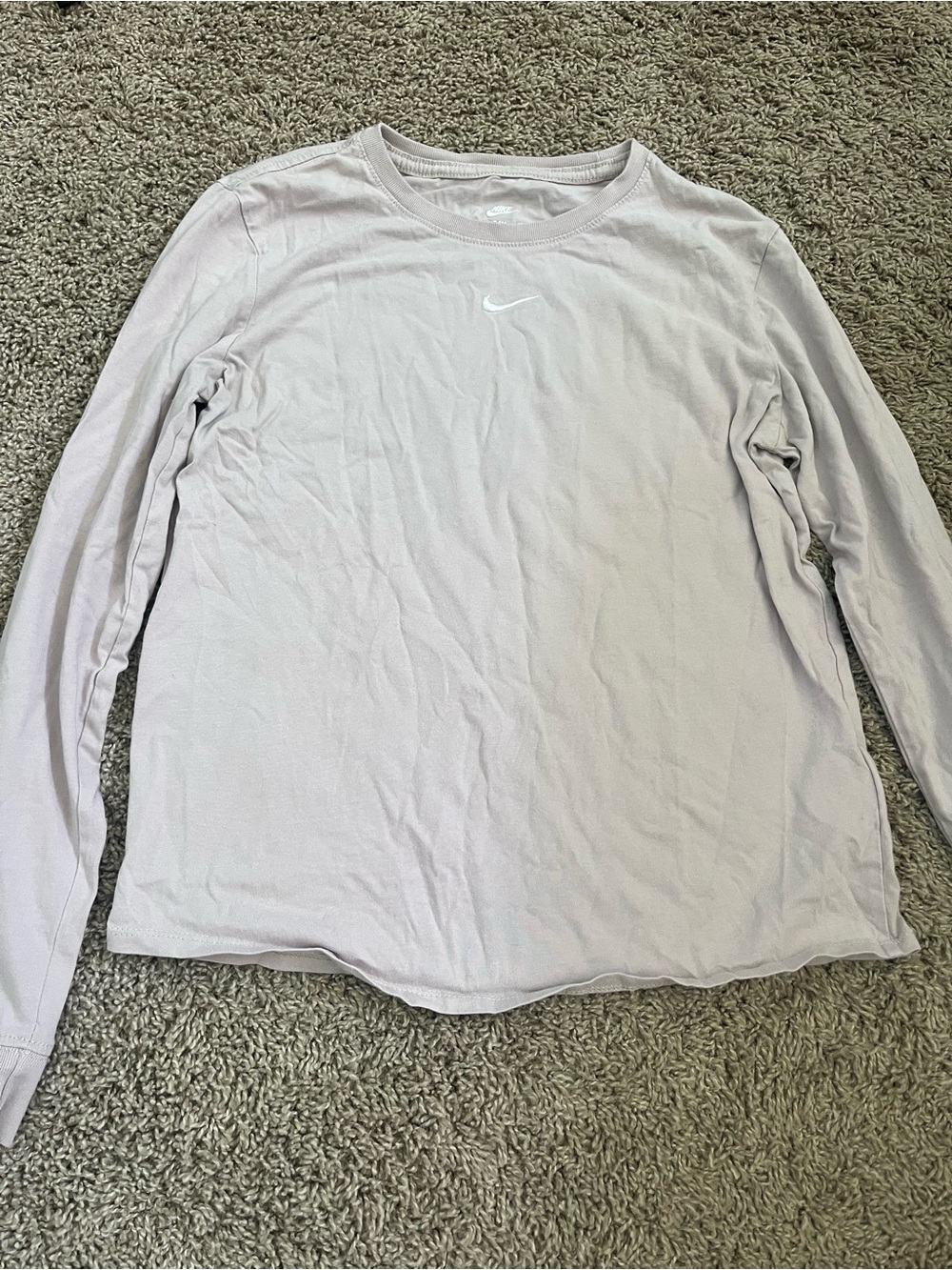 Nike Women Long-Sleeve Crew - Pale Lavender